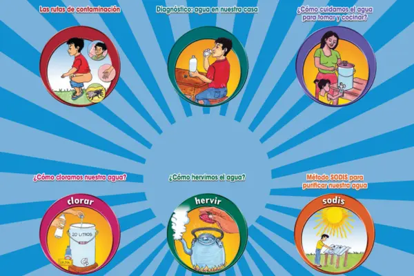 Mural del Proyecto Municipios y Comunidades Saludables (MCS)