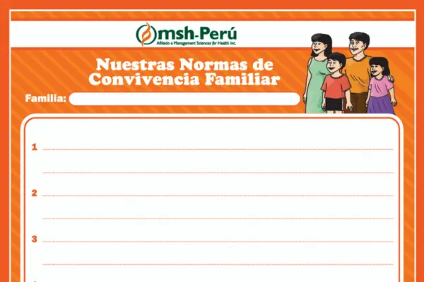 Tablero de Normas de Convivencia del Proyecto MCS