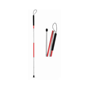 Bastón blanco plegable