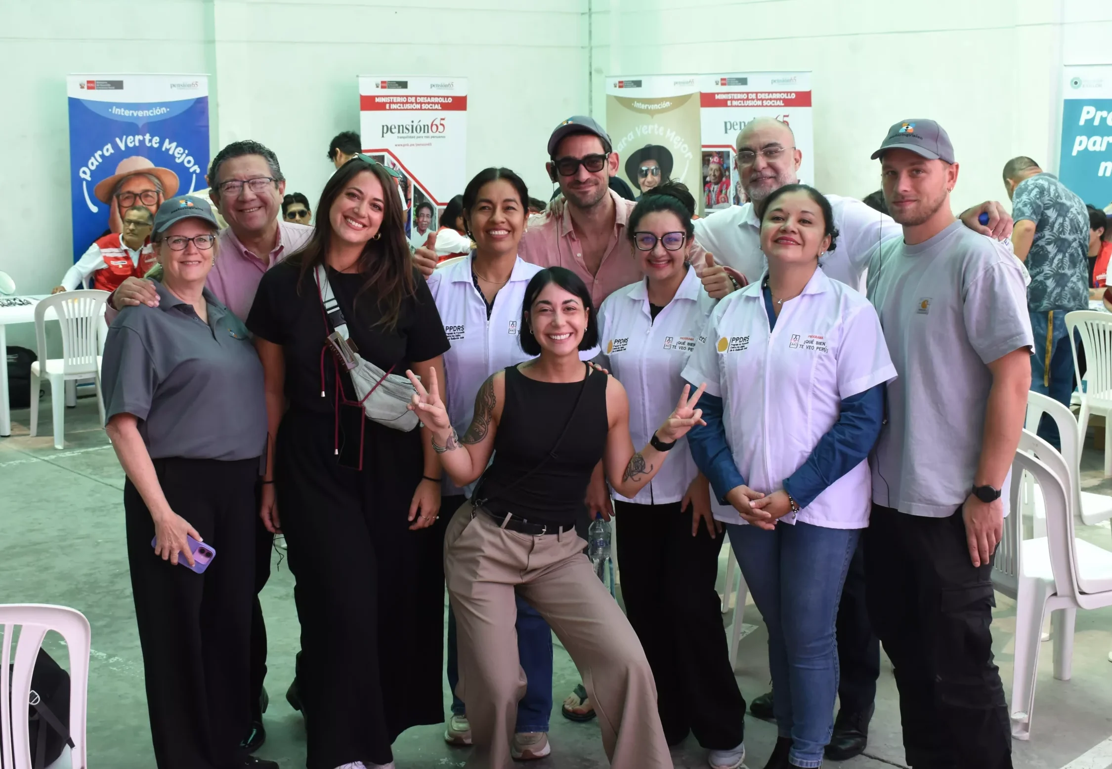 MSHPerú Representantes de RestoringVision y Jimmy Fairly participan junto a MSH Perú en campañas de salud ocular en el Perú
